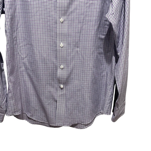 Polo Ralph Lauren Checkered Button Down Shirt Purple and White Mens Size Medium - Picture 5 of 8